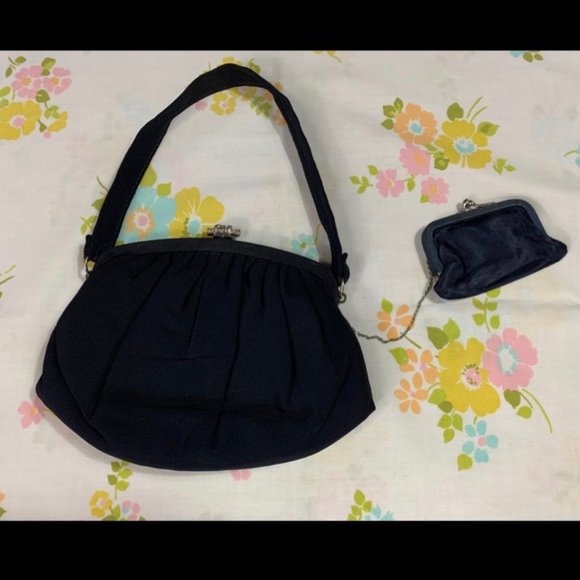50s Garay Handbag With Attached Coin Purse - Picture 1 of 15